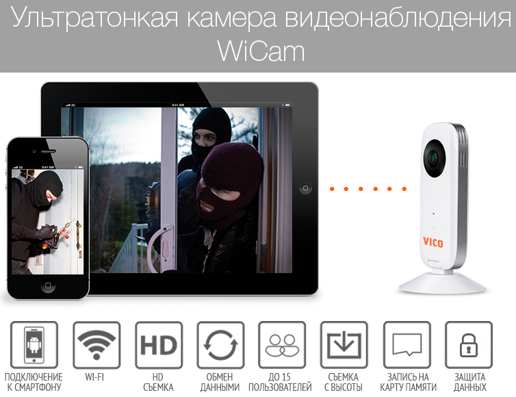 Купить мини Wi-Fi камеру видеонаблюдения в Киеве