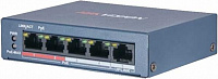 4-портовый POE коммутатор Hikvision DS-3E0105P-E/M(B)