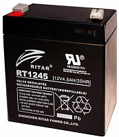 Аккумуляторная батарея RITAR AGM RT1245 black 12V 4.5Ah