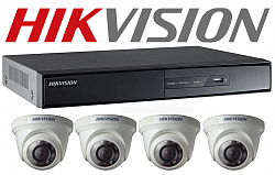 Готовые комплекты охранного видеонаблюдения от Hikvision