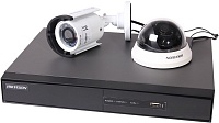 Комплект видеонаблюдения Hikvision DS-J142I 1OUT+1IN