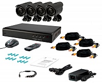 Комплект видеонаблюдения CnM Secure M44-4D0C KIT PRO