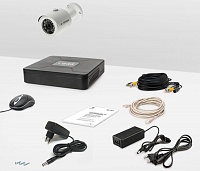 Комплект проводного видеонаблюдения Tecsar 1OUT