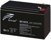 Аккумуляторная батарея RITAR AGM RT1275black 12V 7.5Ah