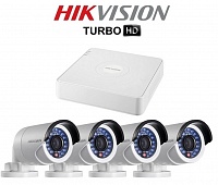 Комплект TurboHD видеонаблюдения Hikvision DS-J142I/7104HGHI-E1