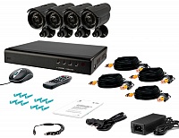 Комплект видеонаблюдения CnM Secure B44-4D0C KIT PRO