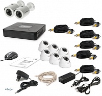 Комплект проводного видеонаблюдения Tecsar 8OUT MIX3