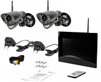 Комплект беспроводного видеонаблюдения Danrou KCR-6790DRx2