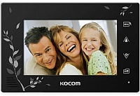 Цветной видеодомофон KOCOM KCV-A374SD (black)