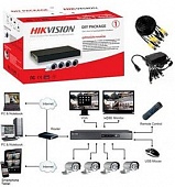 Комплект TurboHD видеонаблюдения Hikvision DS-J142I/7104HQHI-F1/N