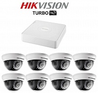 Комплект TurboHD видеонаблюдения Hikvision DS-2CE56D1T/7108HGHI-SH