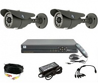 Комплект видеонаблюдения ATIS KIT-DVR-0x2 STANDART