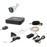 Комплект проводного видеонаблюдения Tecsar 1OUT LIGHT