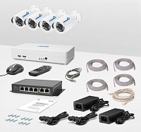 Комплект IP видеонаблюдения Страж Смарт-8 IP 104У
