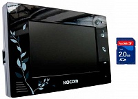 Цветной видеодомофон Kocom KCV-A374SD flower black
