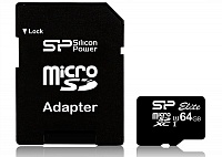 Silicon Power microSDXC 64 GB Class 10 UHS-I Elite